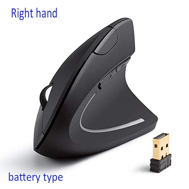 Left Hand Right Hand Ergonomic Vertical Mouse Vertical Office Mouse Wireless Mouse: D