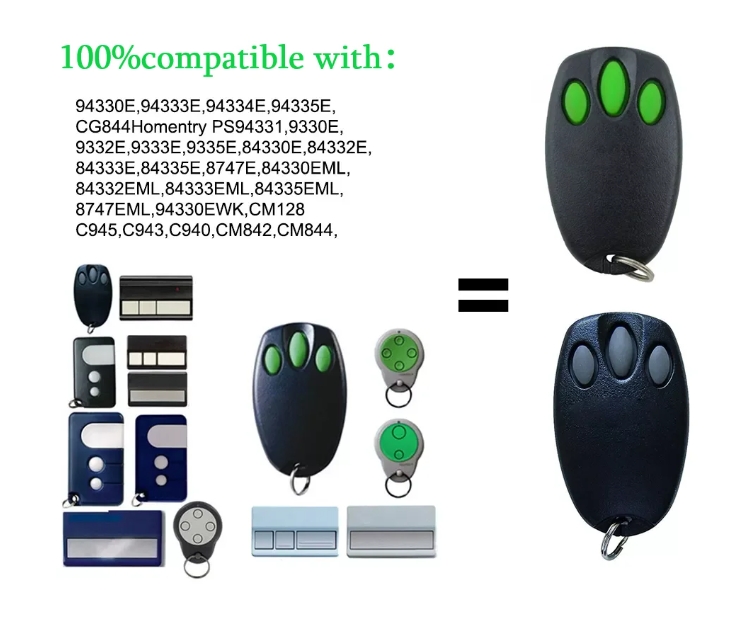 Til merlin +2.0 e945 e945m e950m e943m garagefjernbetjening 433.92 mhz rolling code garageportåbner sender