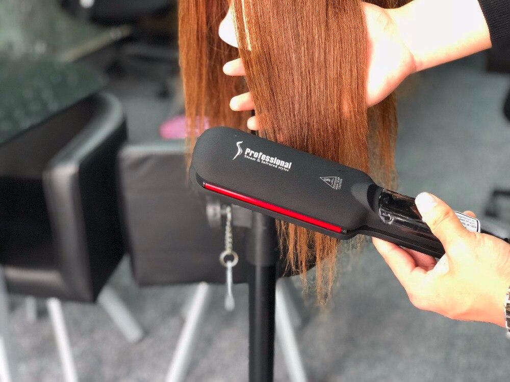 Chapinha stoom stijltang keramische damp infrarood verwarming stijltang steampod 2 inch stijltang