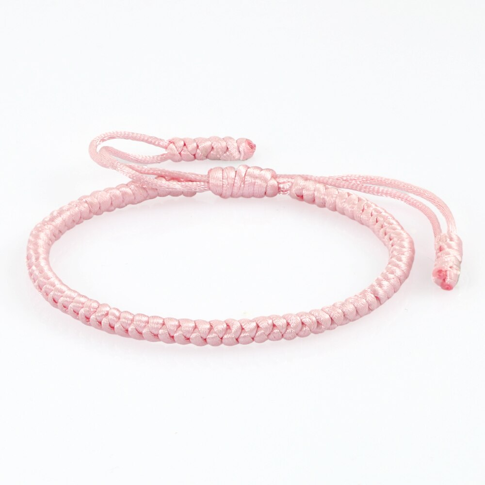 19 Colors String Braided Bracelet Men Women Handmade Tibetan Bracelets Bangles Lucky Rope Thread Prayer Jewelry Friendship: Style 4