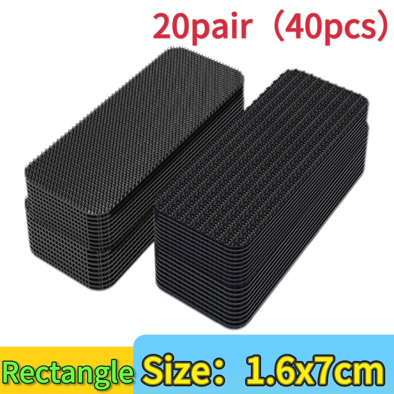 Self-Adhesive Fastener Tape Extra Strong Home Carpet Fixing Sticker Double Side Hook-and-loop Fastener Auto Adhesive Tape Fixing