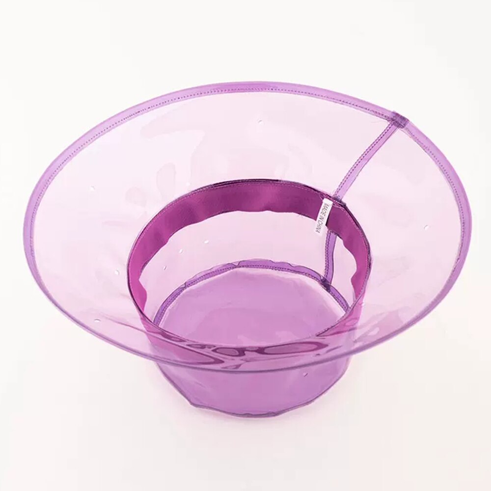 Moda kapelusz słońce kapelusz typu wiaderko czapki kobiety główna ulica letni kapelusz na plażę PVC przezroczysty osłona przeciwsłoneczna wodoodporny kapelusz przeciwdeszczowy dla mężczyzn panie