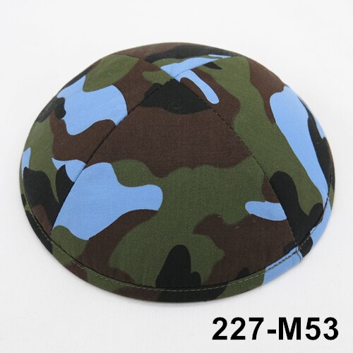 Camouflage 19cm kippot Appaerl Accessories Hats Caps Skullies beanie Kippah Jewish Yarmullka