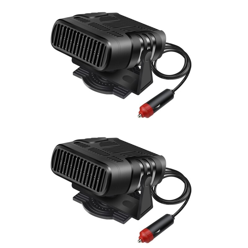 Draagbare Auto Heater Defogger Snelle Verwarming Voorruitontwaseming Elektrische Raam Voorruitverluchting Fan Voertuig Warmer Air Blower