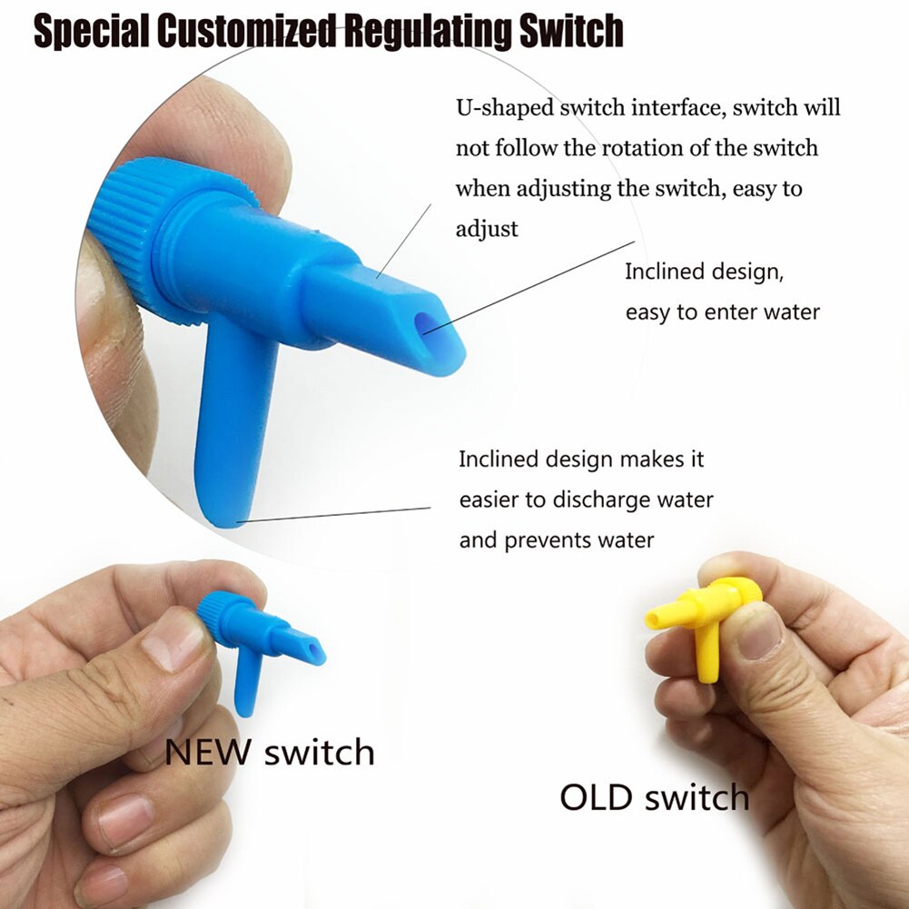 Pointes d'arrosage automatique avec bouteilles plastiques (non fournies), système d'irrigation pour plantes en pot, intérieur et extérieur