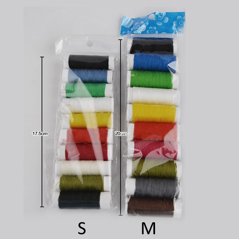 Home Sewing Thread Polyester Spun Stitching Mixed Color Reel Machine Use Hand Craft Tools All Purpose 10 Spools