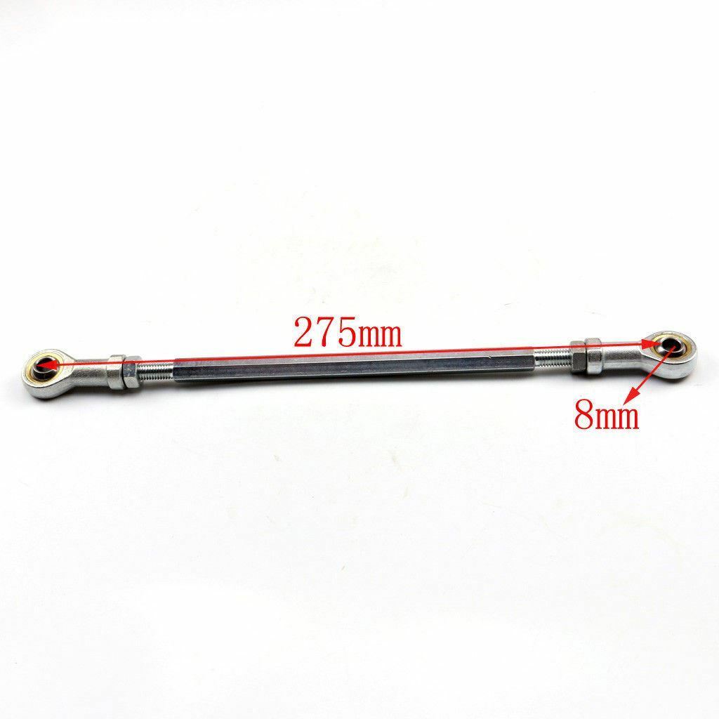 Tie Rod Linkage Ball Joint STEERING ROD BALL JOINT 10.2" Go Kart Racing, 5/16" Aluminum Steering Tie Rod with Ends Kit Kart Set