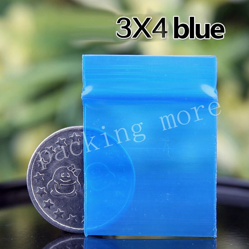 100 pcs Mini Zip Plastic Zakken Baggies Kleine Plastic Verpakking Zakken Plastic rits zak ziplock