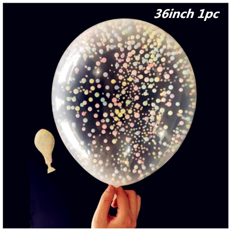 36 Inch Giant Transparante Ballonnen, Helium Latex Ballonnen, Baby Shower Birthday Party Bruiloft Decoratie Ballonnen: 36b