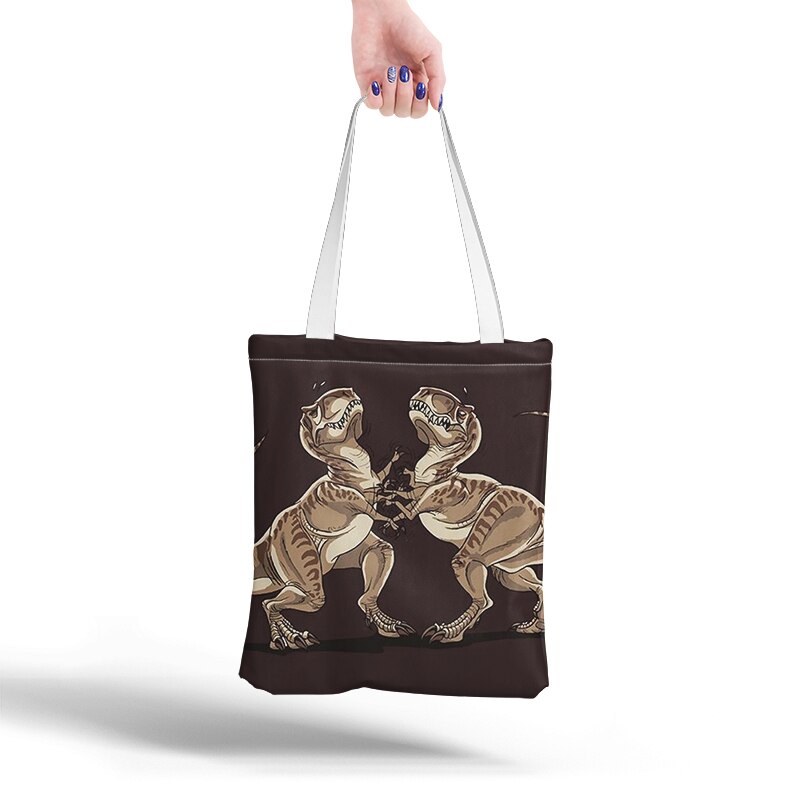 Mode Canvas Tas Casual Brand Vrouwen Tote Schoudertassen Canvas Dames Herbruikbare Eco Shopping Opvouwbare Doek Bag: Style2