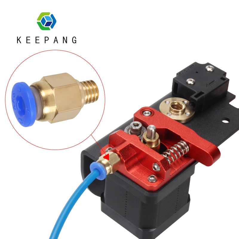 3D Printer Pneumatic Connectors bowden quick coupler PC4-01 PC6-01 PC4-M5/M6 1.75mm 3mm PTFE tube for J-Head extruder Fittings