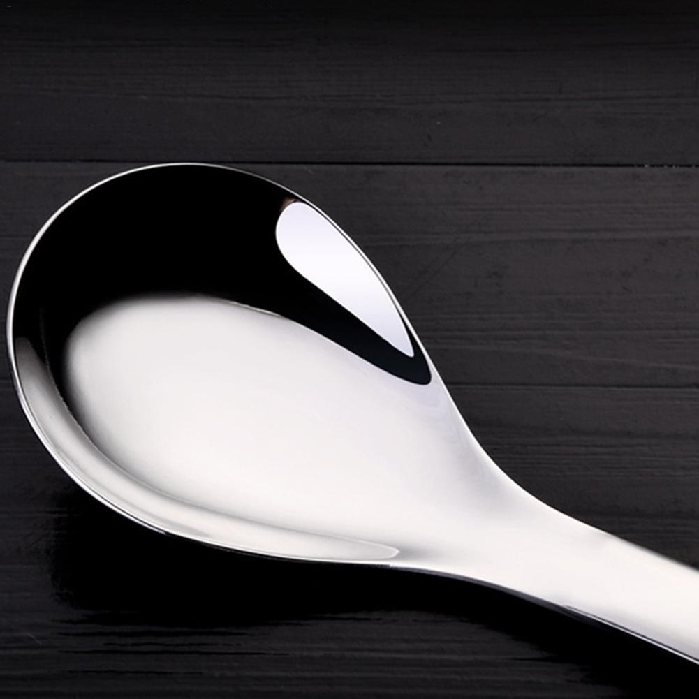 304 Stainless Steel Spoon Household Soup Spoon With Long Handle