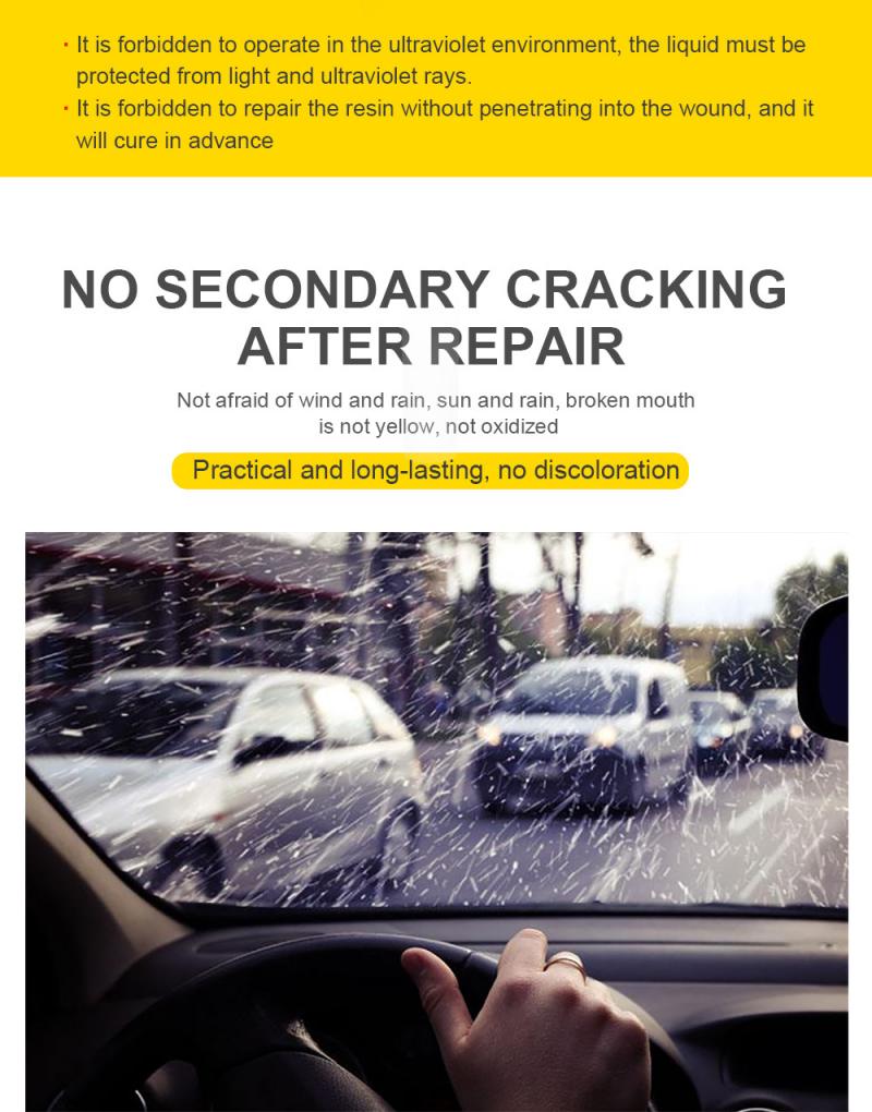 Car Window Glass Crack Chip Resin Windscreen Windshield Repair Tool Kit DIY