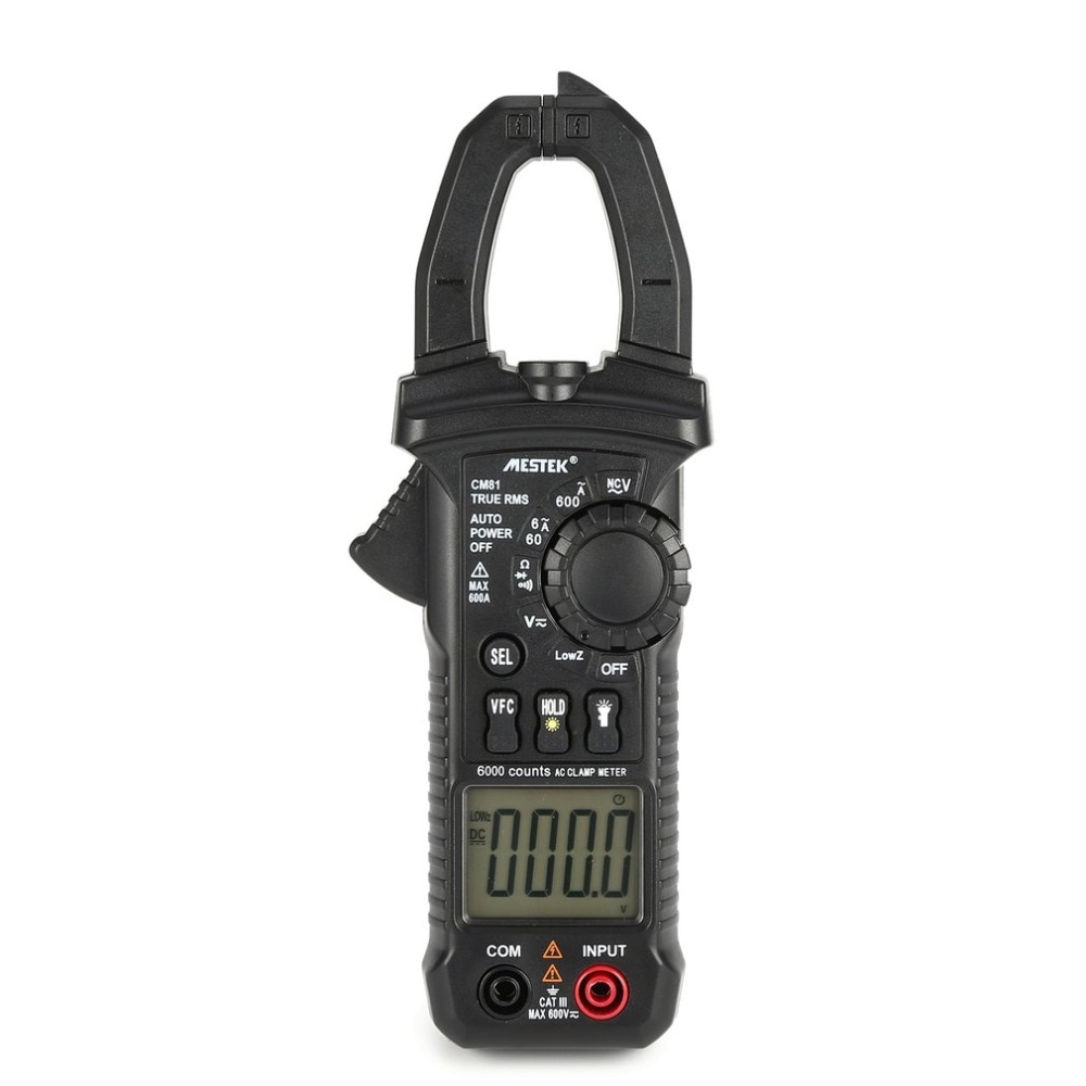 Digital Clamp Multimeter Voltmeter Ammeter AC DC Diode Resistence OHM Volt Tester Test Current True RMS