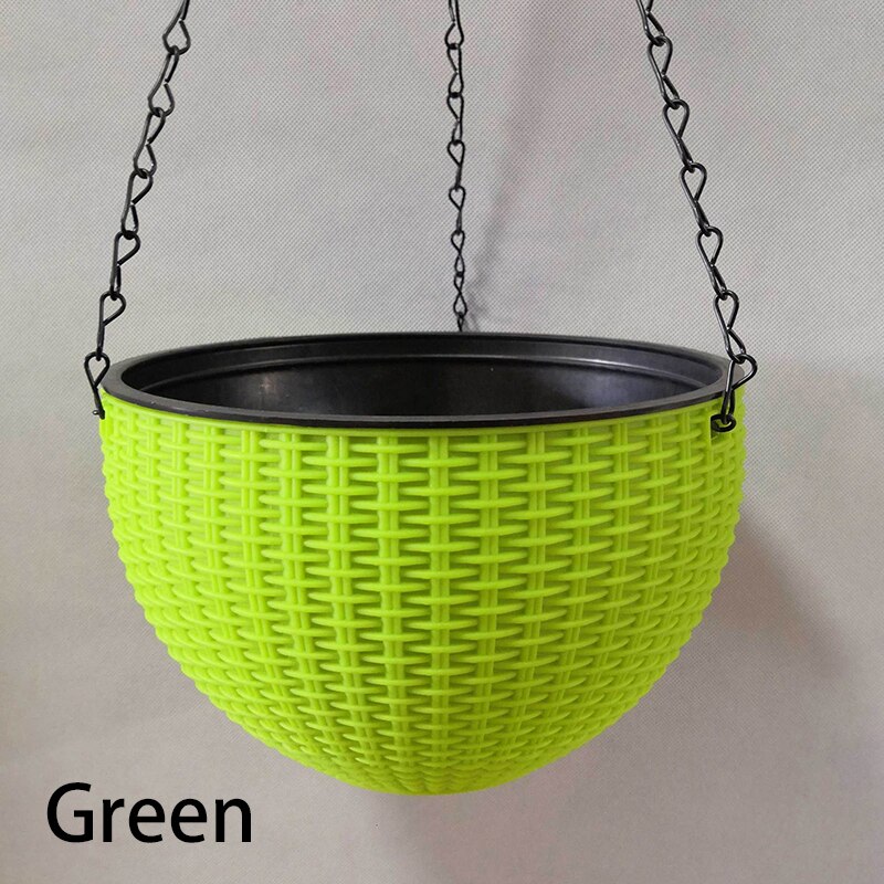 Macetas colgantes de resina para decoración de pared, cesta de flores para jardín, exterior, 1 ud.: C