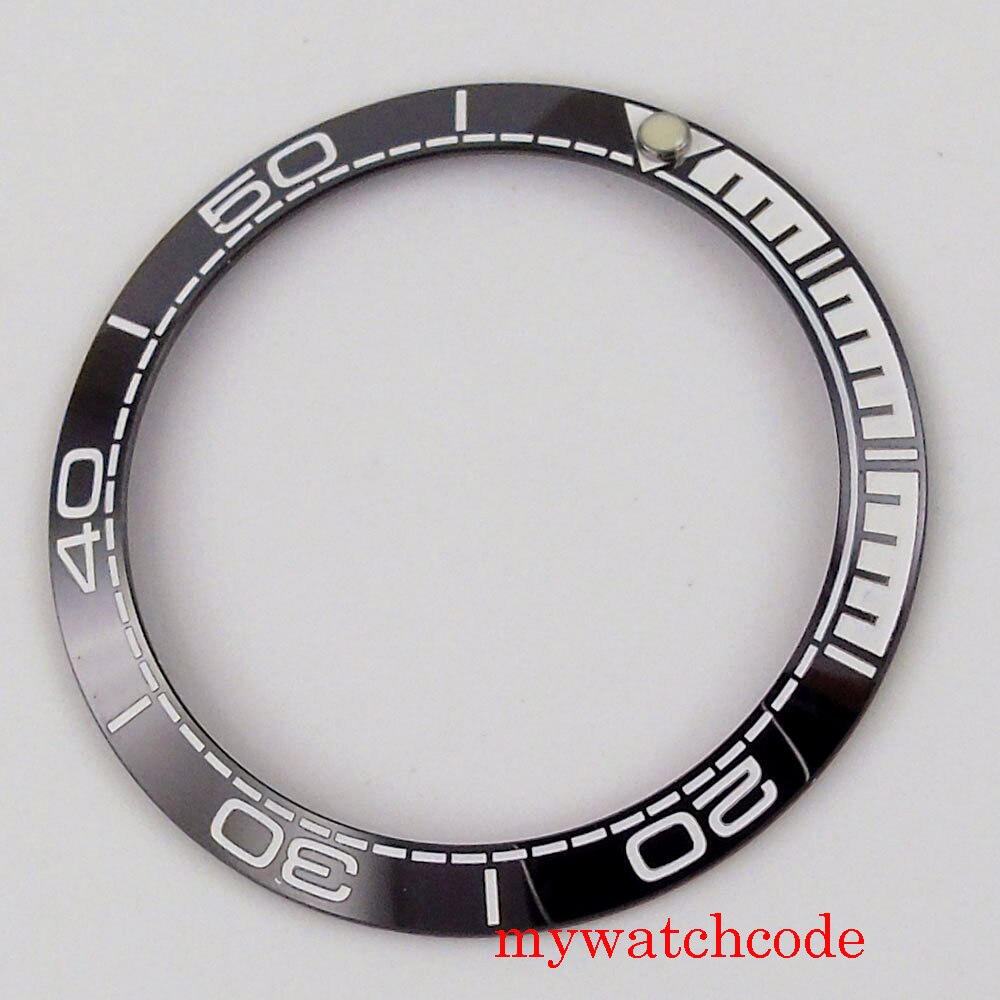 Ceramic Watch Bezel Insert Ring 38mm Fit For 40mm Men Watches Wristwatch Parts: NO.15