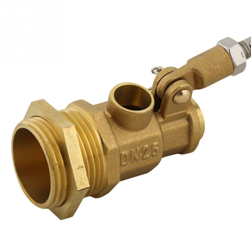 DN25 G1 Brass Male Thread Water Sensor Stainless Steel Float Ball Value For Magnetic Level Switch And Liquid Level Measurements