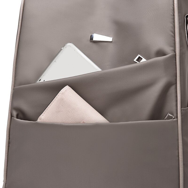 De Vrouwen Anti-Diefstal Rugzak Waterdichte Stof Grote Vrouwelijke Schoudertas Grote Capaciteit Eenvoudige Stijl Casual Mochila Reizen
