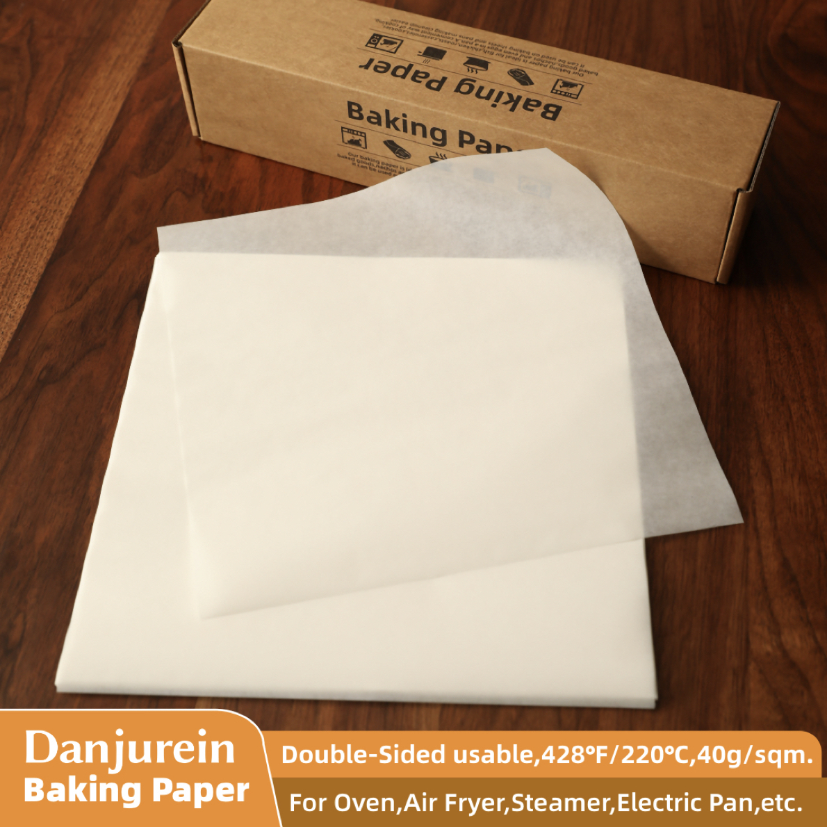 Parchment Paper Baking Paper 4"6"8"9"10"12" Precut Non-Stick Grilling Food Packaging Oven Air Fryer Steaming Bread Cake Cookie