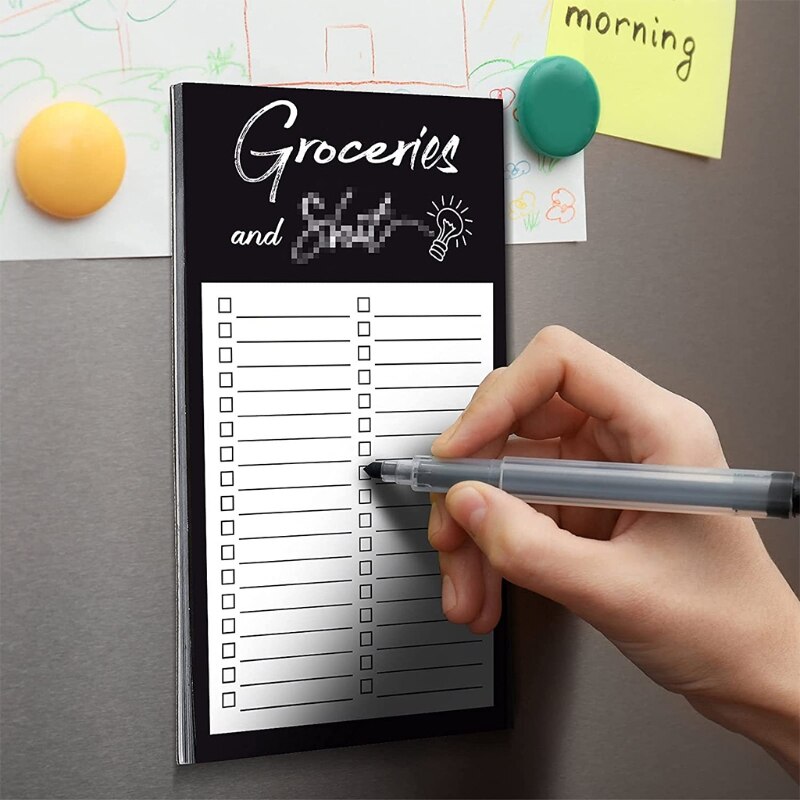 Magnetic Notepads Cute Memo Pads 50 Sheets To Do List Grocery Shopping List for Office Home School Kids Teens Adults