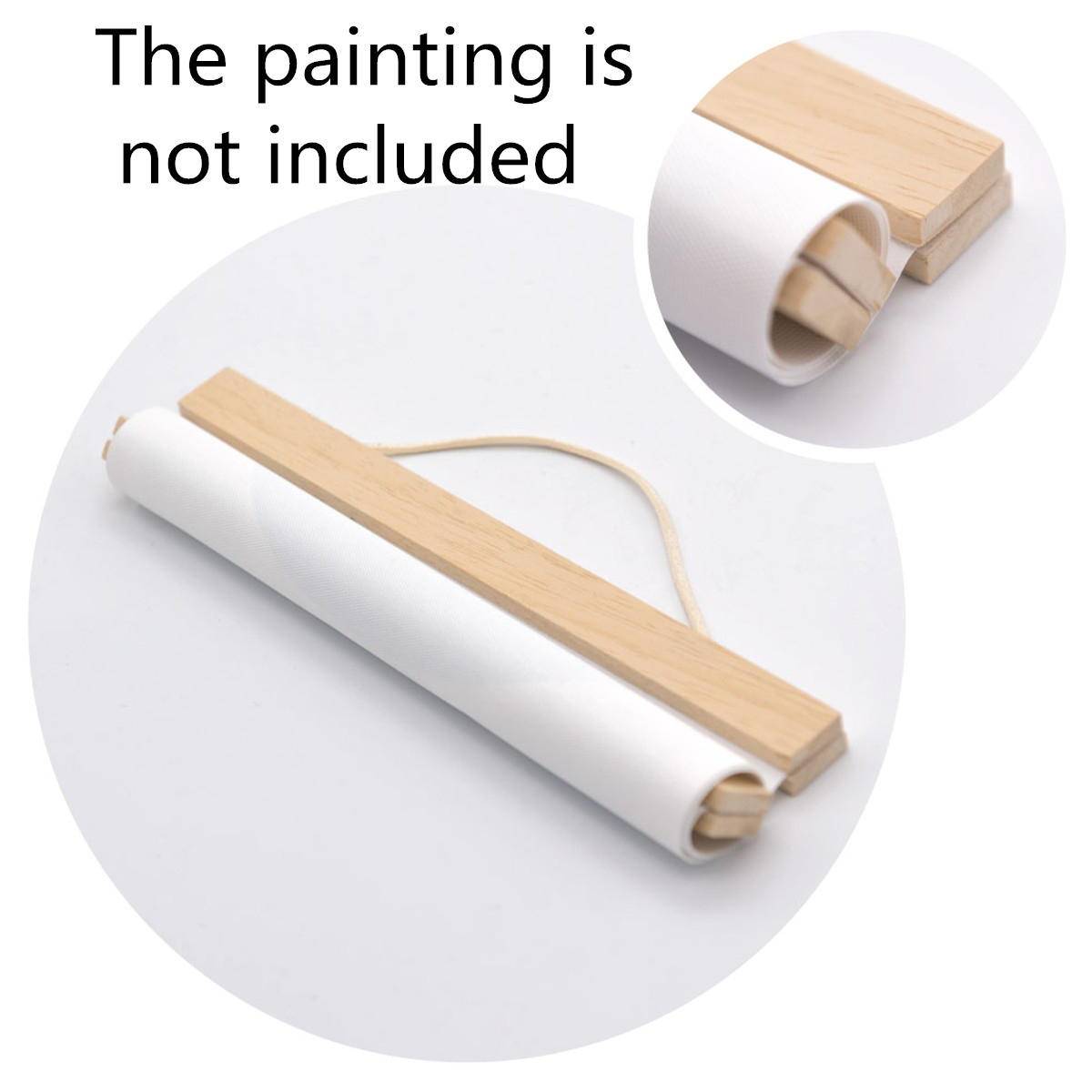 Poster Holder Painting Scroll Photo Hanging scrolls Home Decor Magnetic Poster Frame Wooden Wall Photo Picture Artwork Hanger