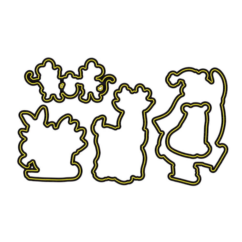 DIY Materials Seal Cutting Die Decor Supplies Festival Series Stencil Scrapbook for Household Wedding Presents Supplies: Style A