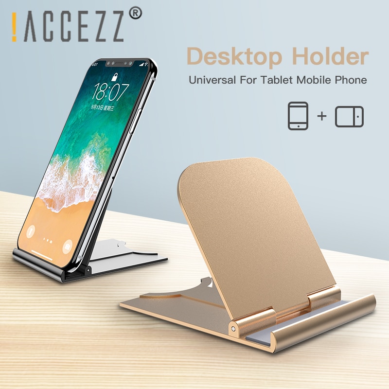! ACCEZZ Universal Telefon Halter Stehen Für IPhone 11 X Samsung Huawei Smartphone Handy-Desktop Halterung Unterstützung Tablet