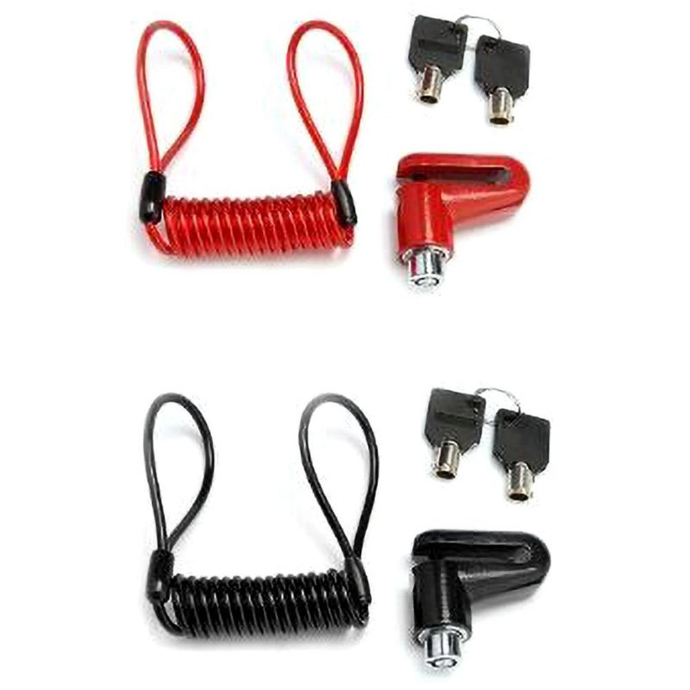 Electric Scooter Bike Disc Lock Anti-Theft Wheels Disc Brakes Lock with Steel Wire MTB Cycling Bicycle Mountain Lock