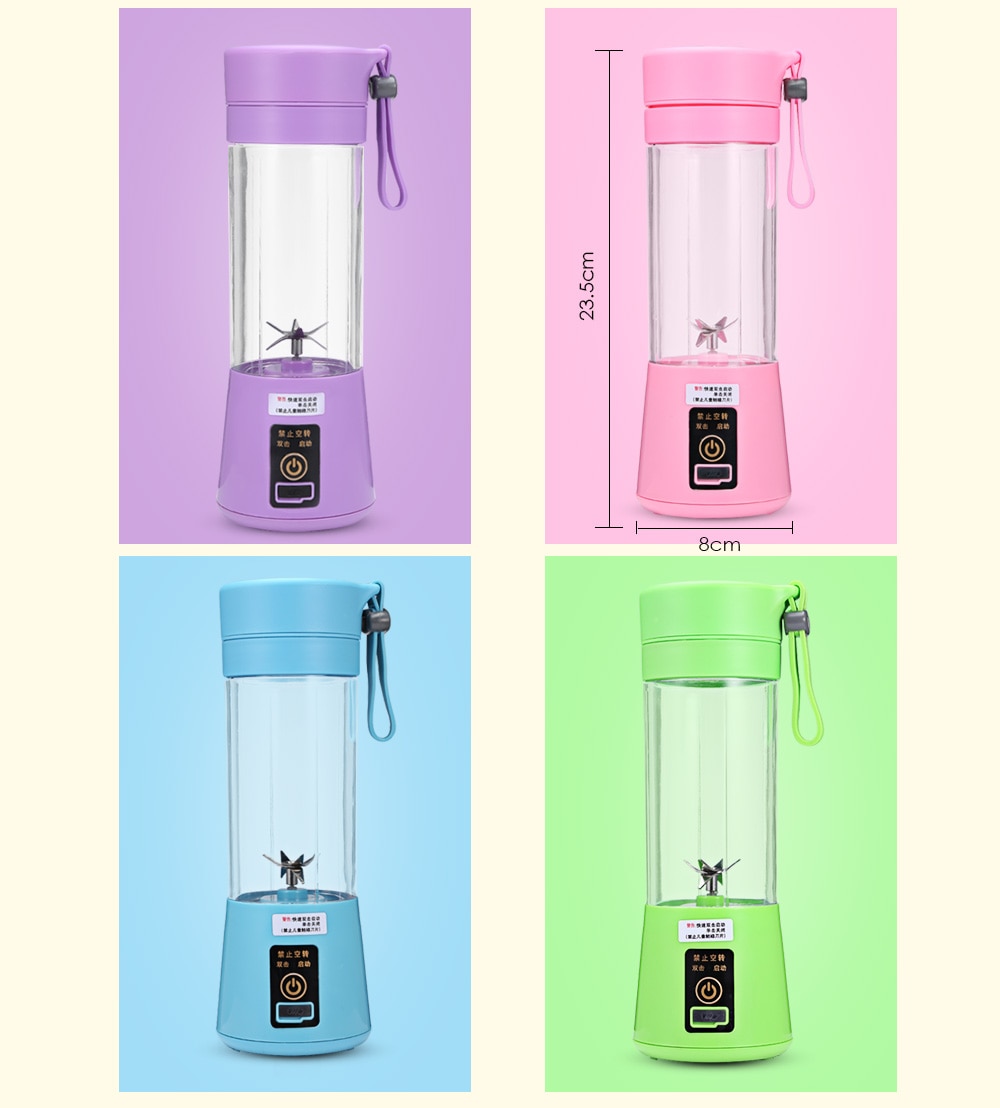AG Portable blender usb mixer electric juicer machine smoothie blender mini food processor personal blender cup juice blenders
