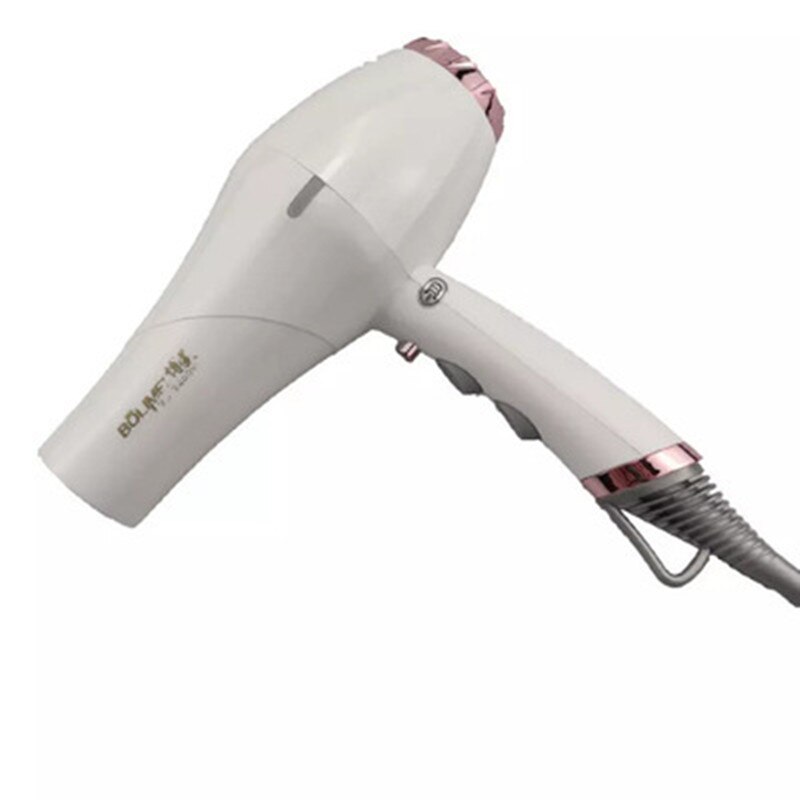 X6 2400W special hair dryer styling hair salon home silent negative ion salon hair care high-power hair dryer: white / UK