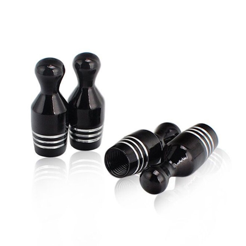 Aluminium Klep Steel Caps, 4 Stuks Handgranaat Stijl Auto Wiel Band Ventiel Caps Voor Auto Vrachtwagen Motorfiets Fiets