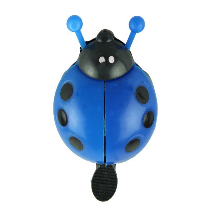 Kongyide Aluminium Legering Fietsbel Ring Mooie Kid Kever Mini Cartoon Lieveheersbeestje Ring Bell Fietsen Fiets Accessoires: Blauw