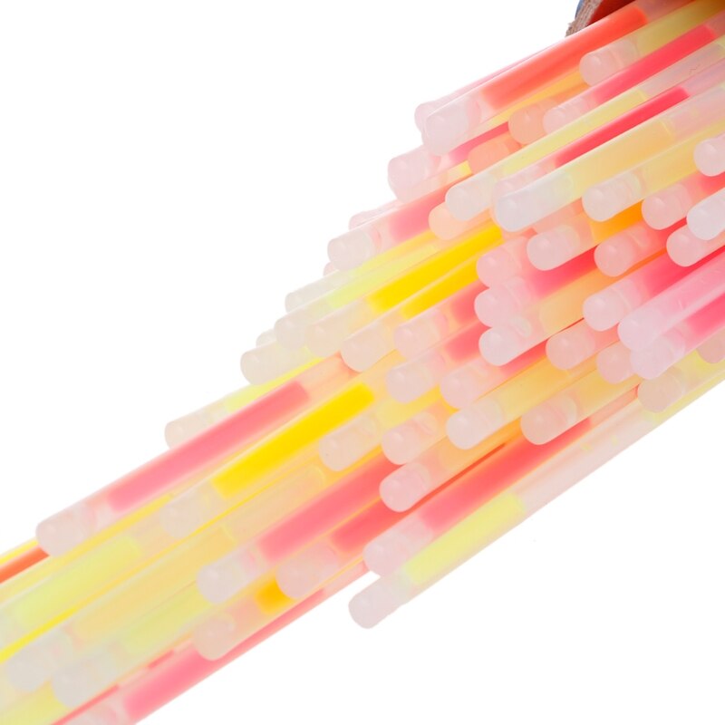 Multi Farbe Fluoreszenz Licht Glow Sticks Armbänder Neon Halsketten Rally Raves