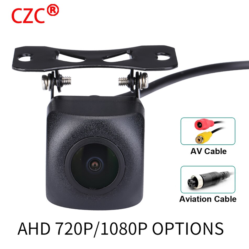 170° AHD 1080P Vehicle Rear View Camera Car Reverse Black Fisheye Lens Night Vision Waterproof Universal