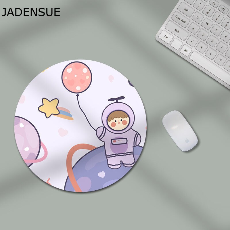 Śliczne podkładka pod mysz Kawaii podkładka pod mysz kreatywny 22cm średnica podkładka na biurko myszka do laptopa mata do myszy Mause biurko do komputera biurko maty: 22x22cm 07