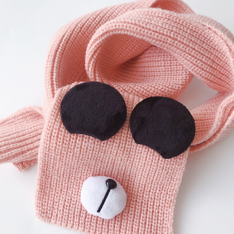 Herfst Winter Baby Gebreide Sjaal Zachte Warme Kids Jongens Meisjes Halsdoek Kinderen Hals Sjaals