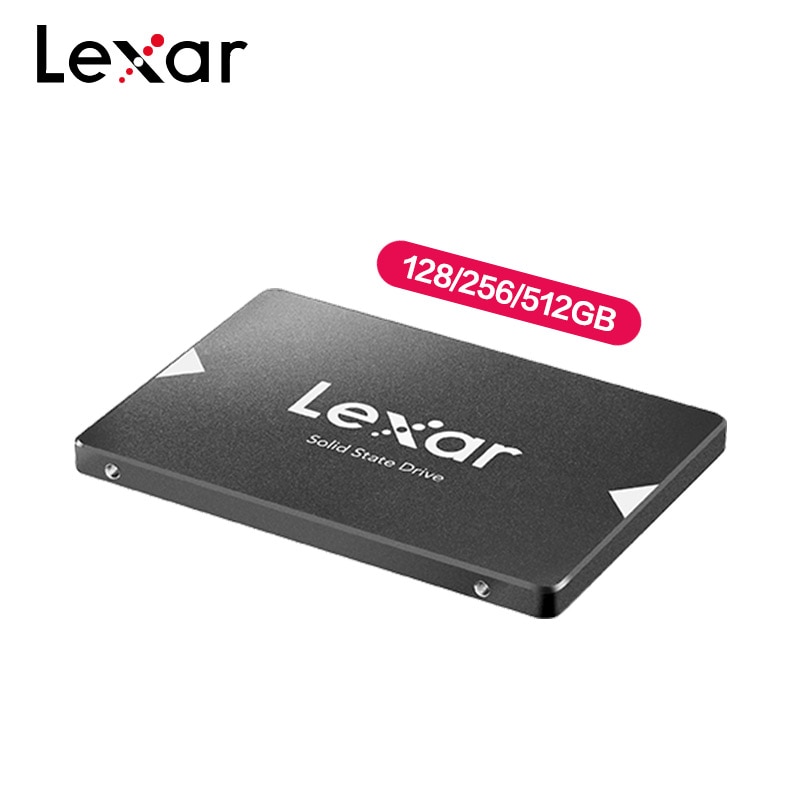 100% Original Lexar NS100 2,5 "SATA III 128GB SSD 256GB disco de estado sólido interno disco duro de 512GB para computadora portátil PC de escritorio