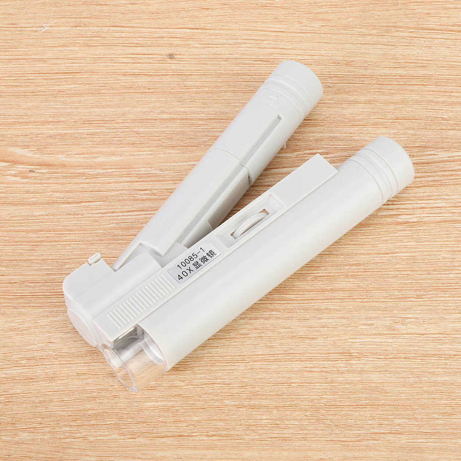 40 × Zoom Portable LED Microscope Pocket Microscope Magnifier Micro Lens for Universal Mobile Phones