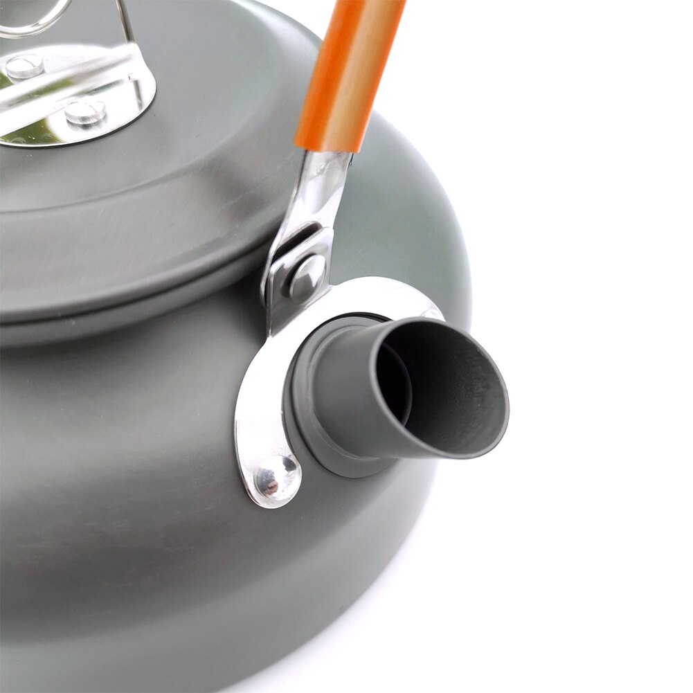 Vissen Camping Waterkoker Aluminium Met Handvat Kookgerei Koffie Praktisch Hulpmiddel Wandelen Outdoor Picknick Mesh Zak Theepot Draagbare