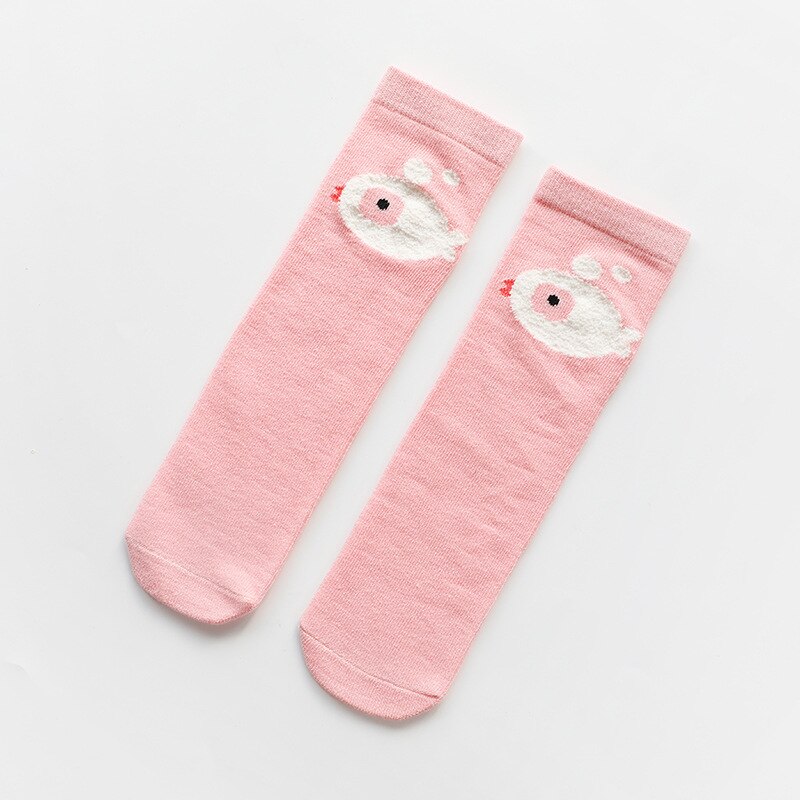 12 paar/partij casual match baby newborn kant ruches voetbedekking warmer kniekousen balletkleding: Roze vis