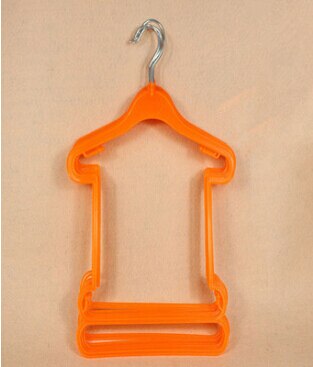 Petit cintre de body en plastique pour bébé, enfants, meilleur Style (20 pièces/lot),: Orange