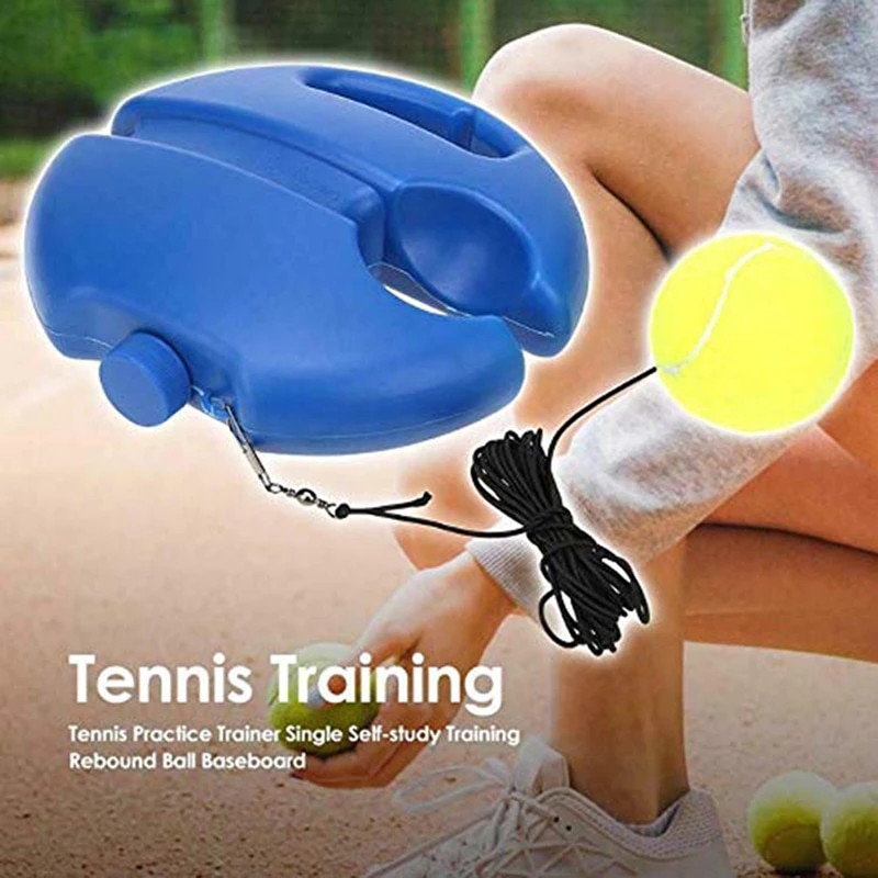 Herramienta de entrenamiento de tenis para ejercicio, pelota multifunción deportiva, pelota de rebote para autoestudio, dispositivo de entrenamiento libre