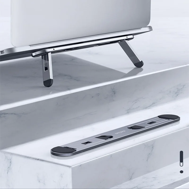 Oatsbasf-Support pour ordinateur portable Macbook Pro Air Mini, support pliable, coussin de refroidissement réglable, accessoires pour ordinateur portable