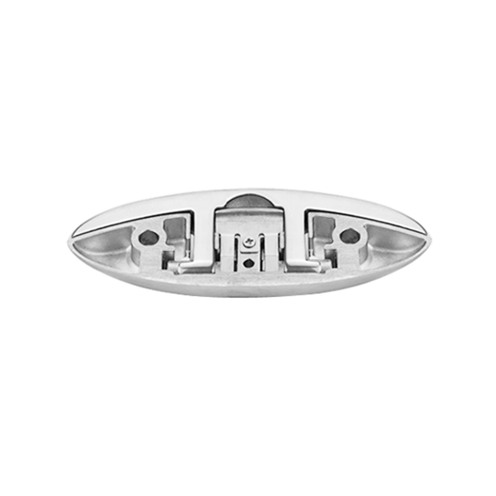 1/2Pc 5 Inch Mooring Marine Fastener Polished Mirror Surface Dock Folding Boat Cleat Flip Up Stainless Steel Replacement Install