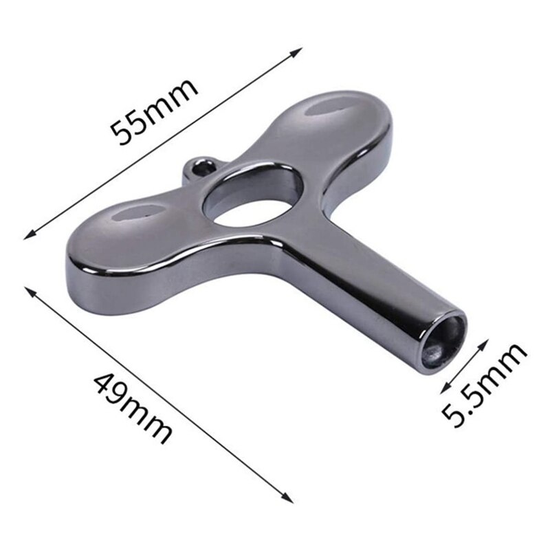 Drum Key Drum Tuning Wrench Square Screw Mouth Universal Drum Tuning Tool Percussion Drum Assembly Tool (Bright Black)