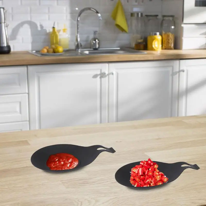 Support de spatule repose-cuillère en Silicone, résistant à la chaleur, plateau de napperon, outils de cuisine, offre spéciale