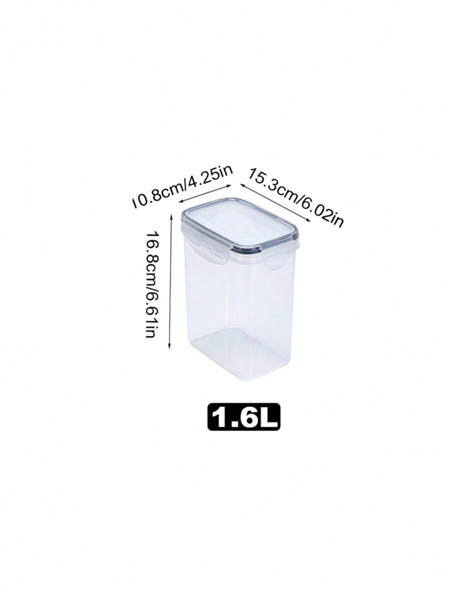 1/3/5/7 stk. opbevaringsglas til mad genanvendelige plastikglas med låg til opbevaring af mad i køkkenet med etiketpapirmarkør: Lilla