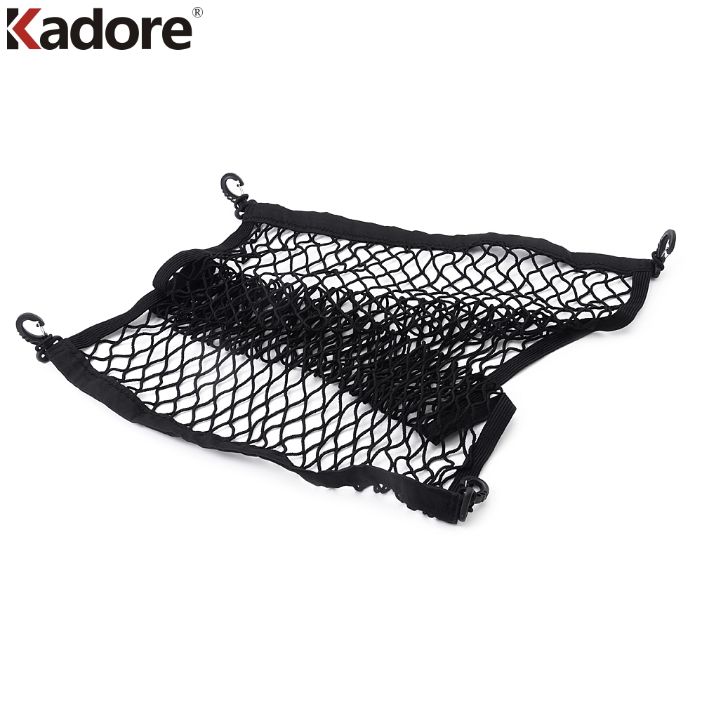 Voor Kia Sorento Auto Kofferbak Zwarte Bagage Parcel Netto Elastische Bagagenet 4 Haak Auto Styling