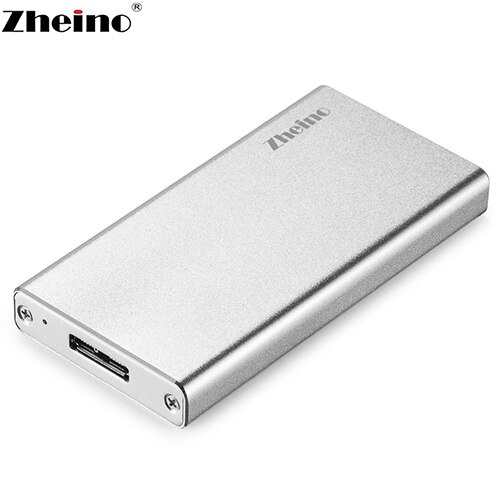 Zheino Usb 3.0 Naar Msata Ssd Mini Case Aluminium Externe Behuizing Voor Msata/Half Size Ssd: DC-MA-S