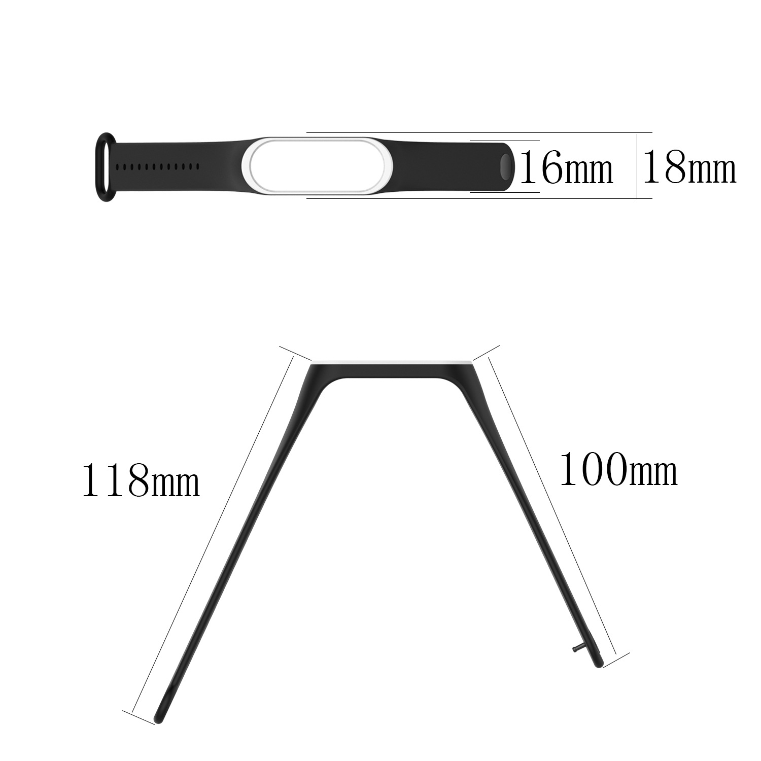 Correa de silicona para Xiaomi Mi band 3 y 3, repuesto de pulsera de silicona variada para pulseras inteligentes mi band 3 y Mi band 3